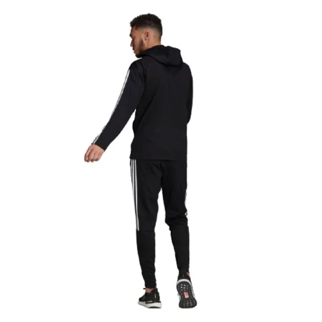 Adidas Sportwear Ribbed Insert Men Lifestyle Suit Black