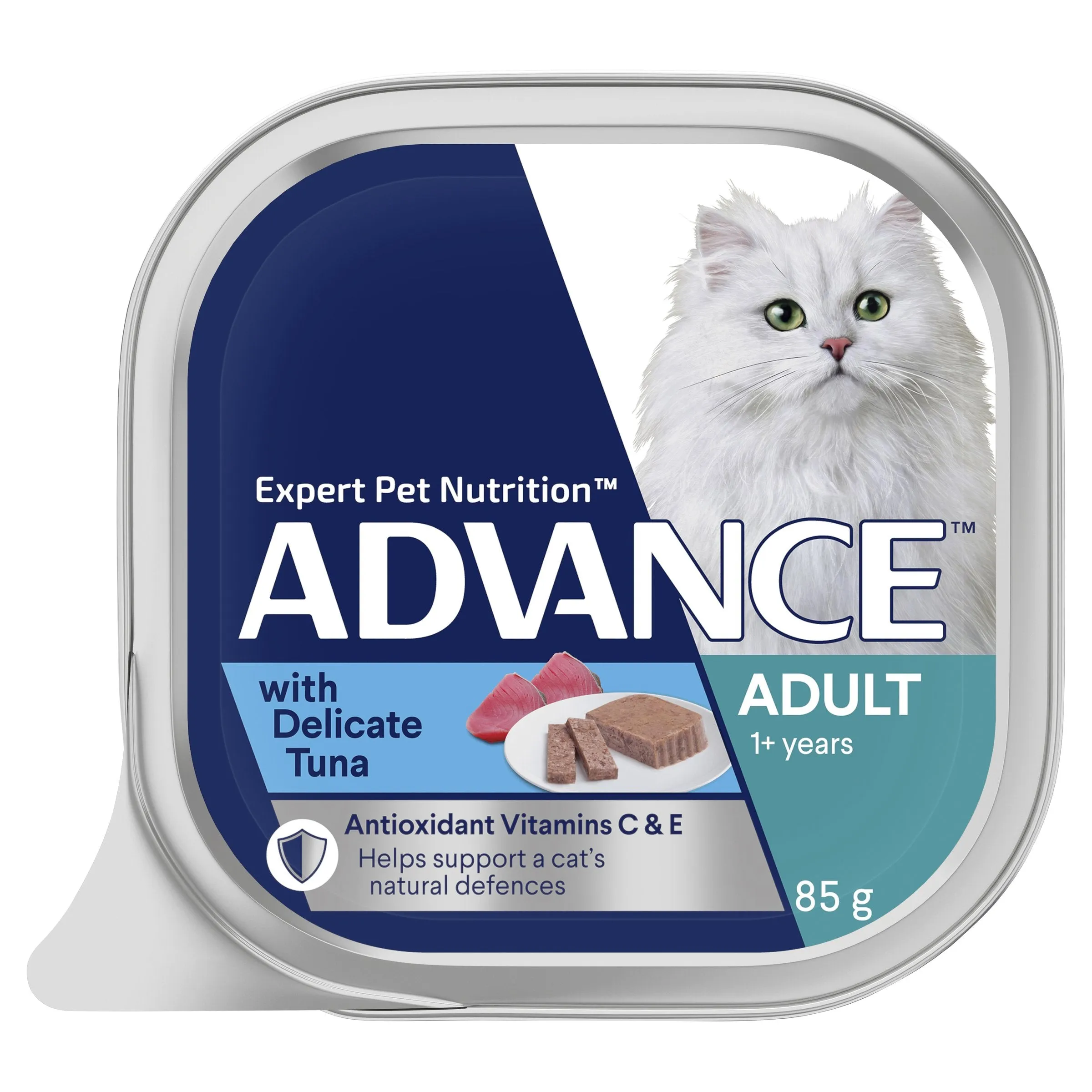 Advance Delicate Tuna Adult Cat Wet Food 85g x 7