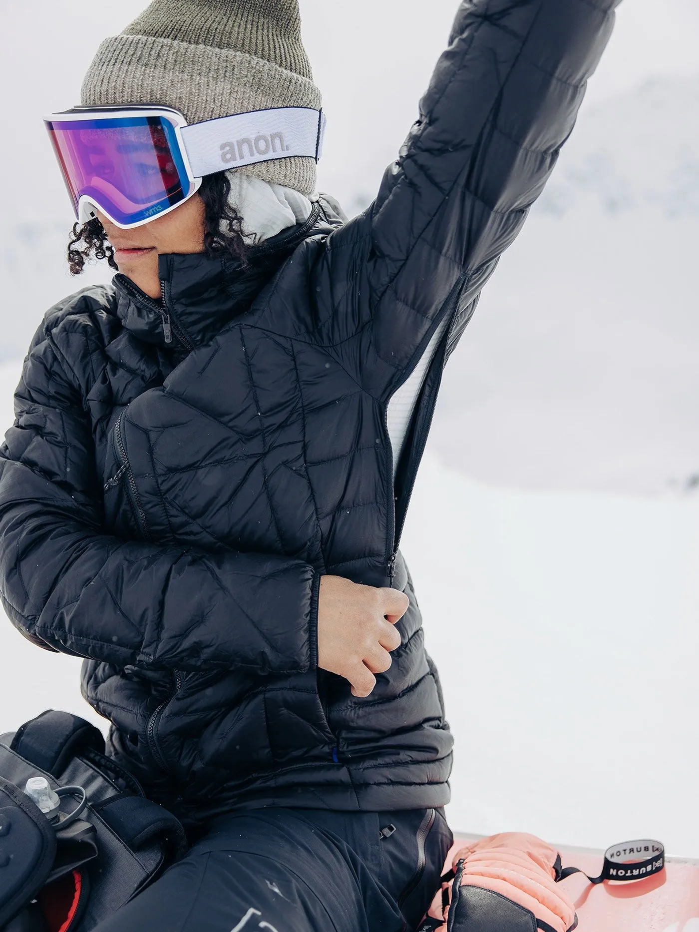 [ak] Baker Hooded Down Jacket (Women)