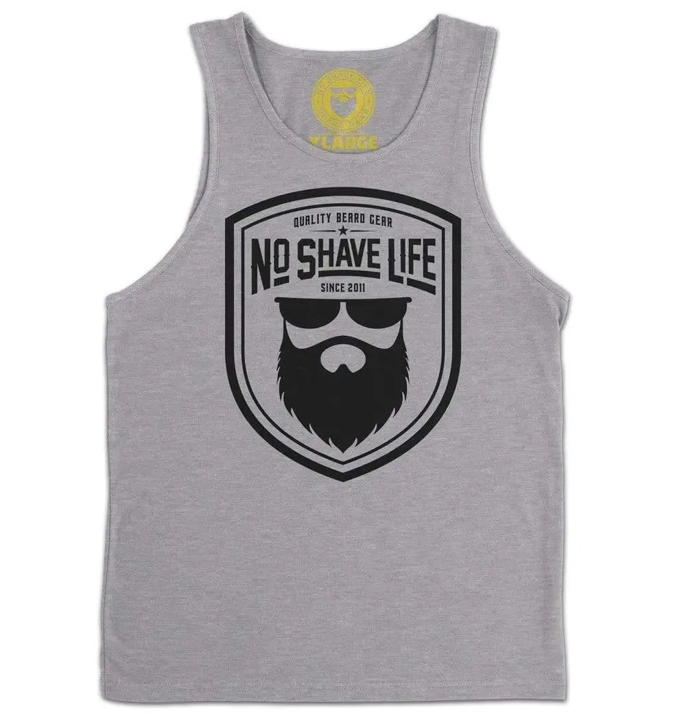 Beard Gear Shield Heather Grey Men's Tank Top
