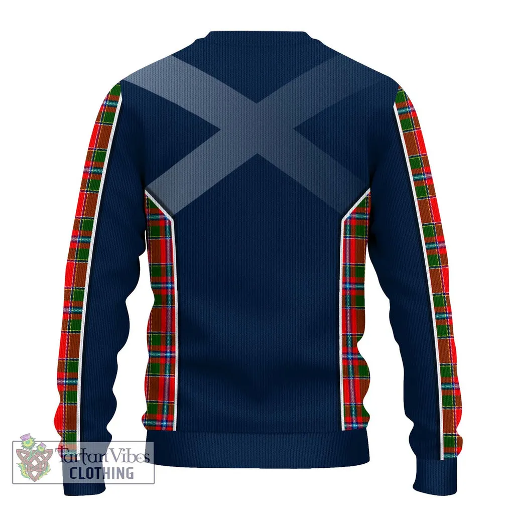 Butter Tartan Ugly Sweater with Family Crest and Lion Rampant Vibes Sport Style