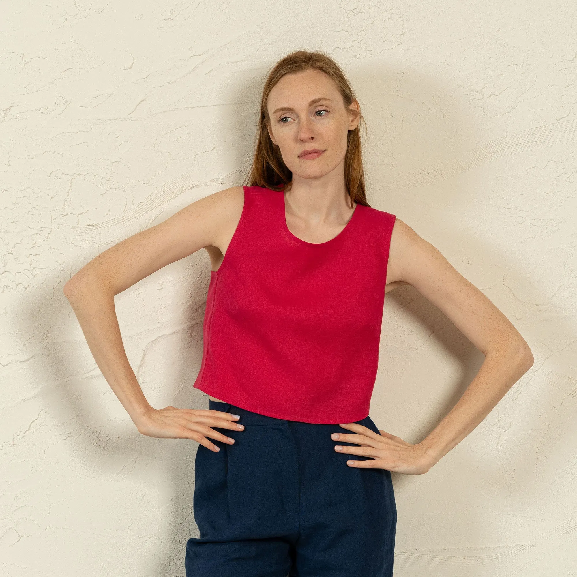 Cross Back Crop Top Serena