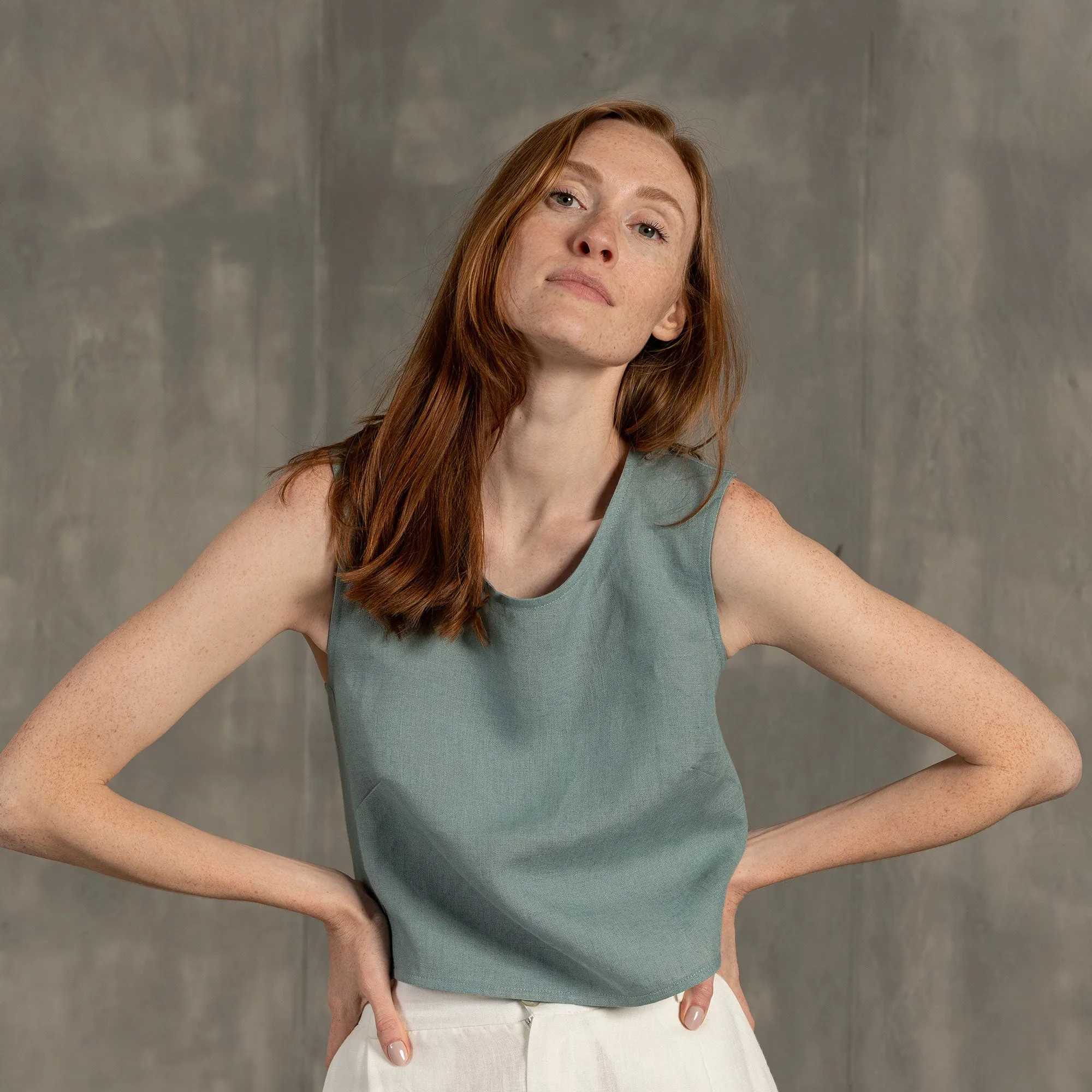 Cross Back Crop Top Serena