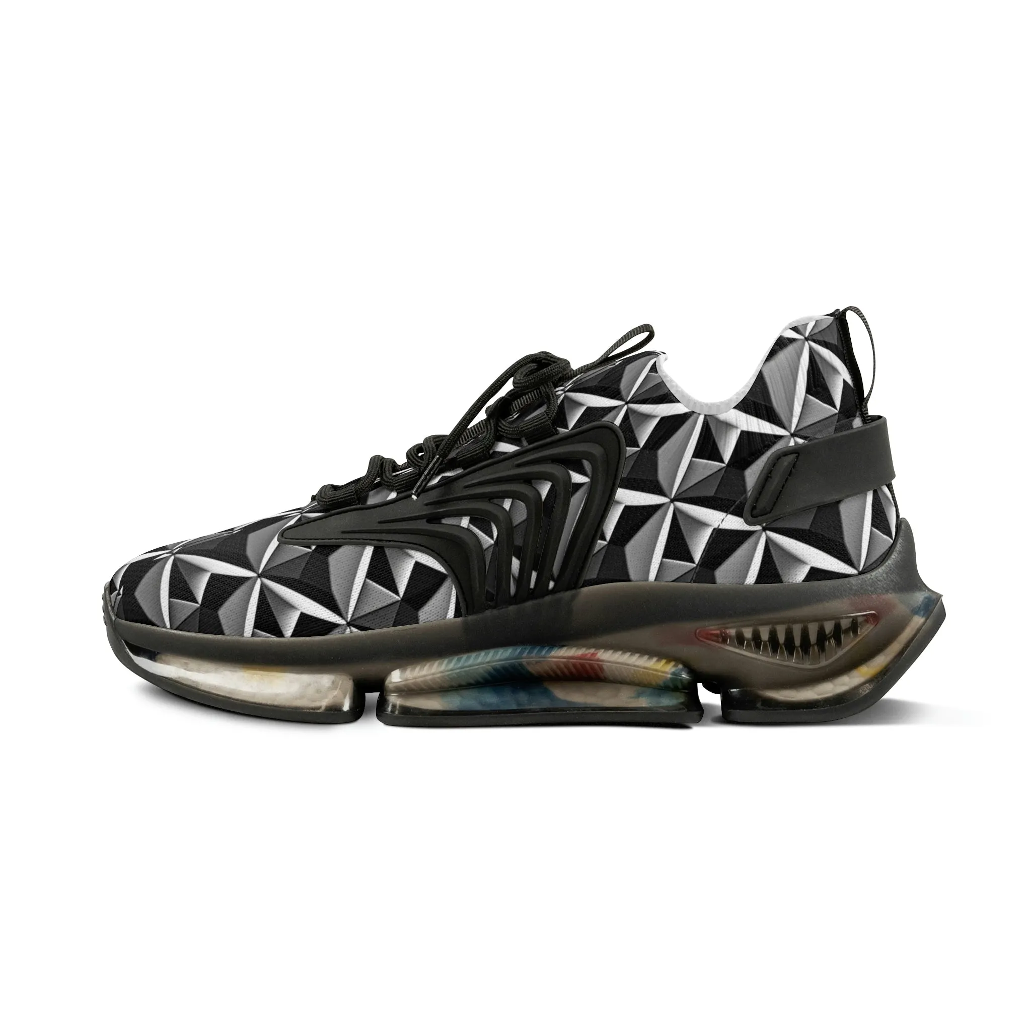 Diamond plate Sneakers Mens Mesh Shoes