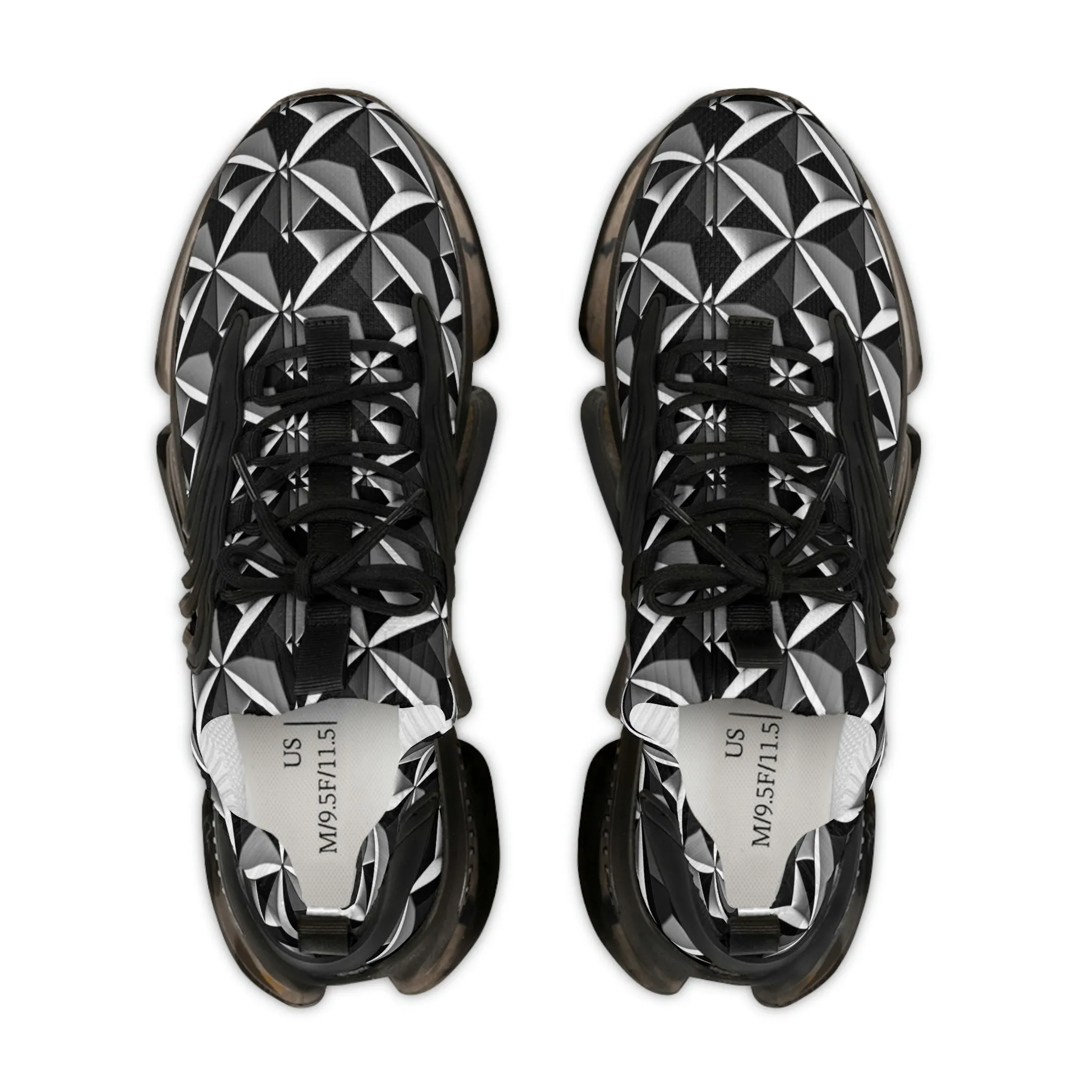Diamond plate Sneakers Mens Mesh Shoes
