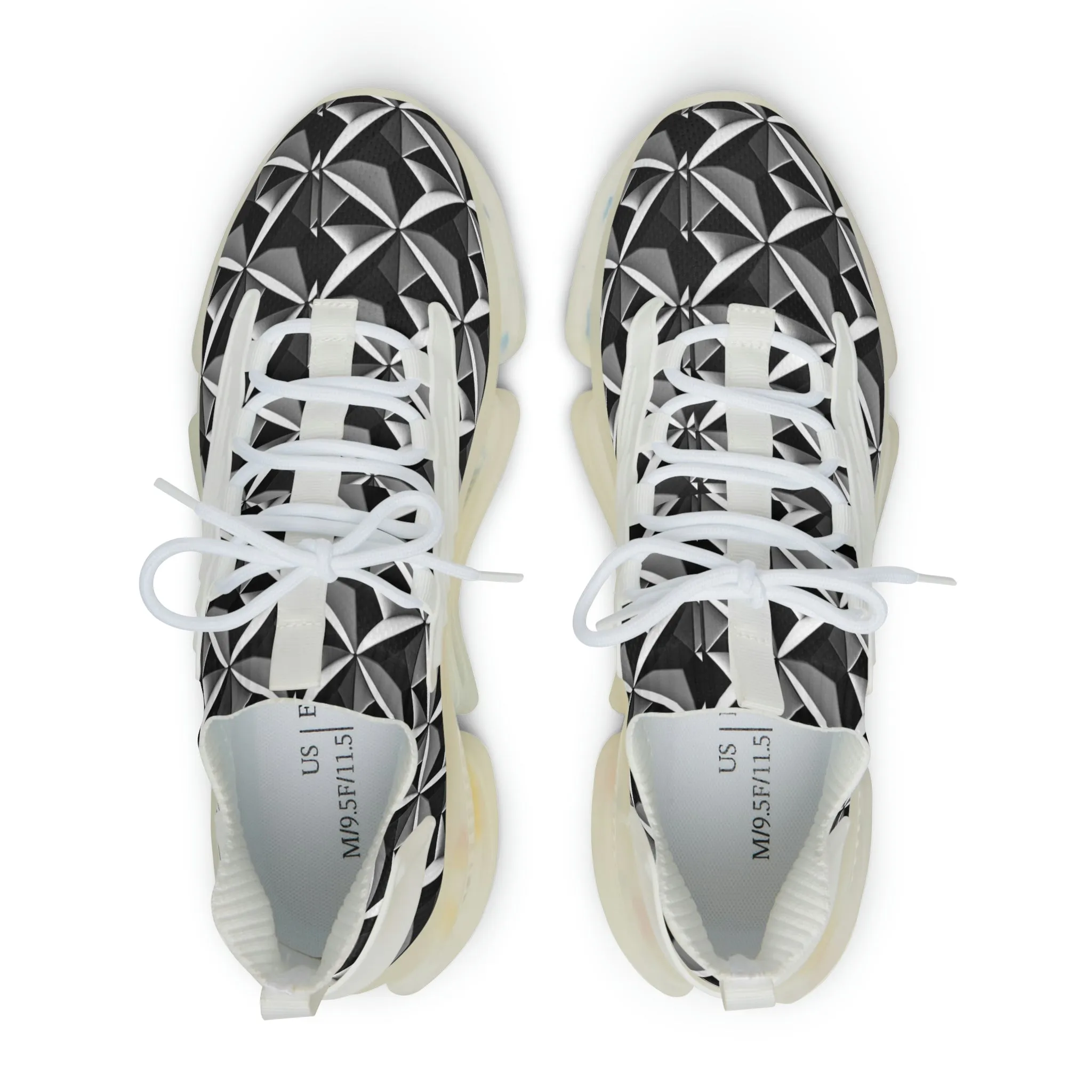 Diamond plate Sneakers Mens Mesh Shoes