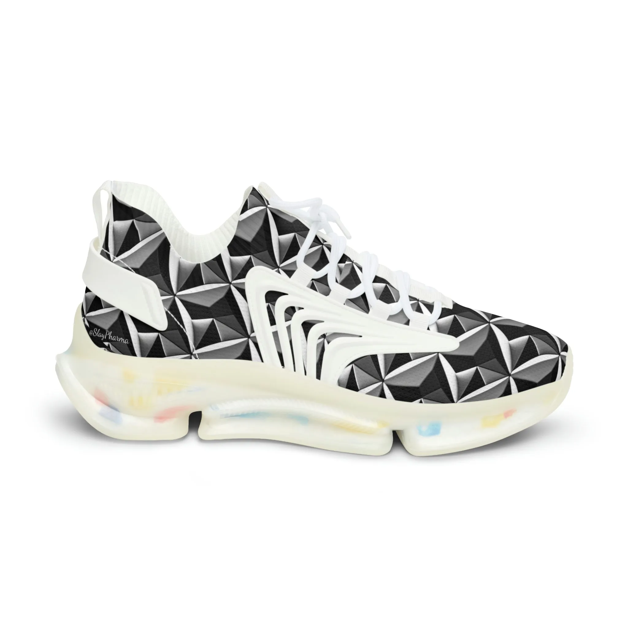 Diamond plate Sneakers Mens Mesh Shoes