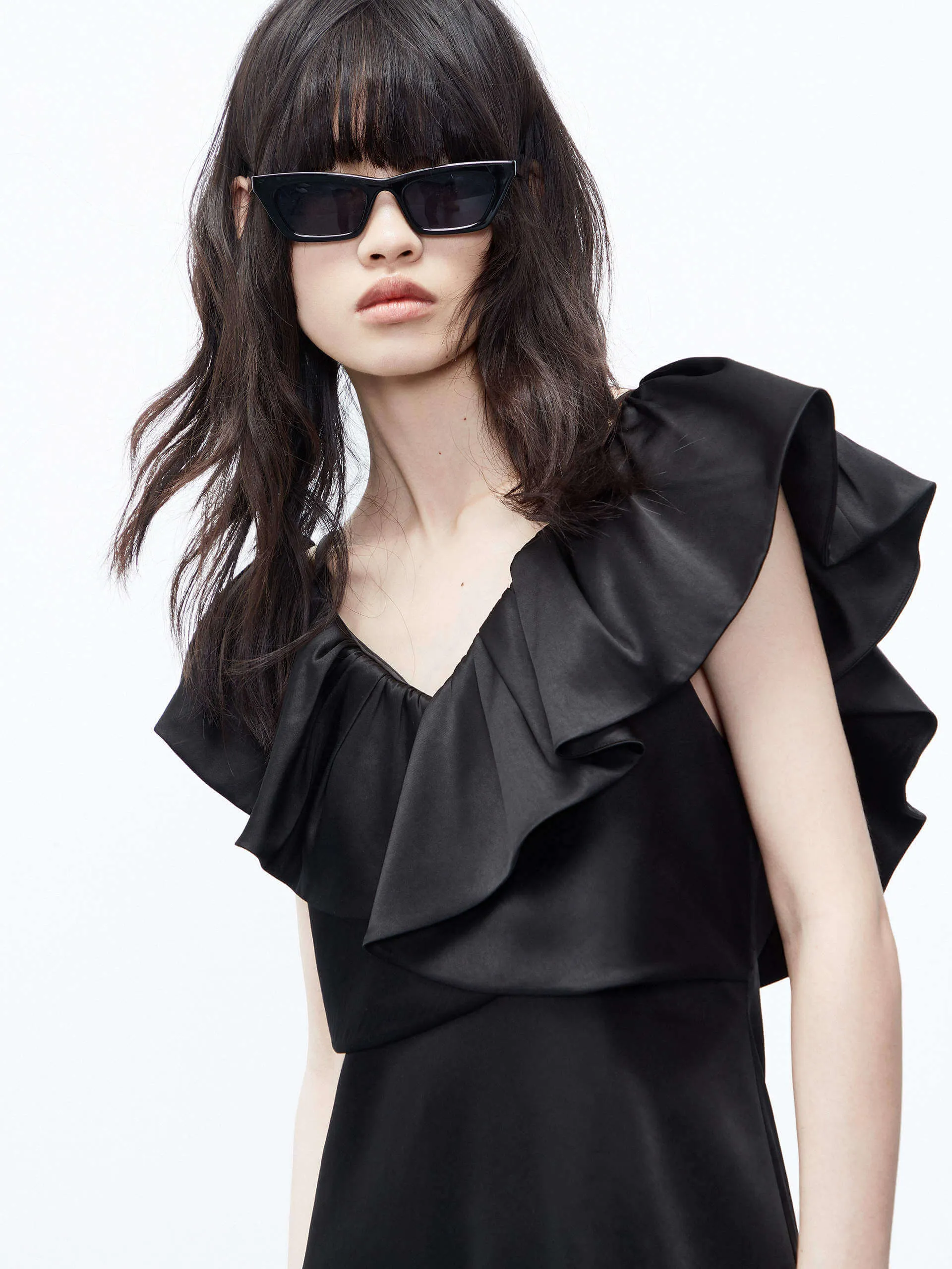 Frill Detail Mini Dress