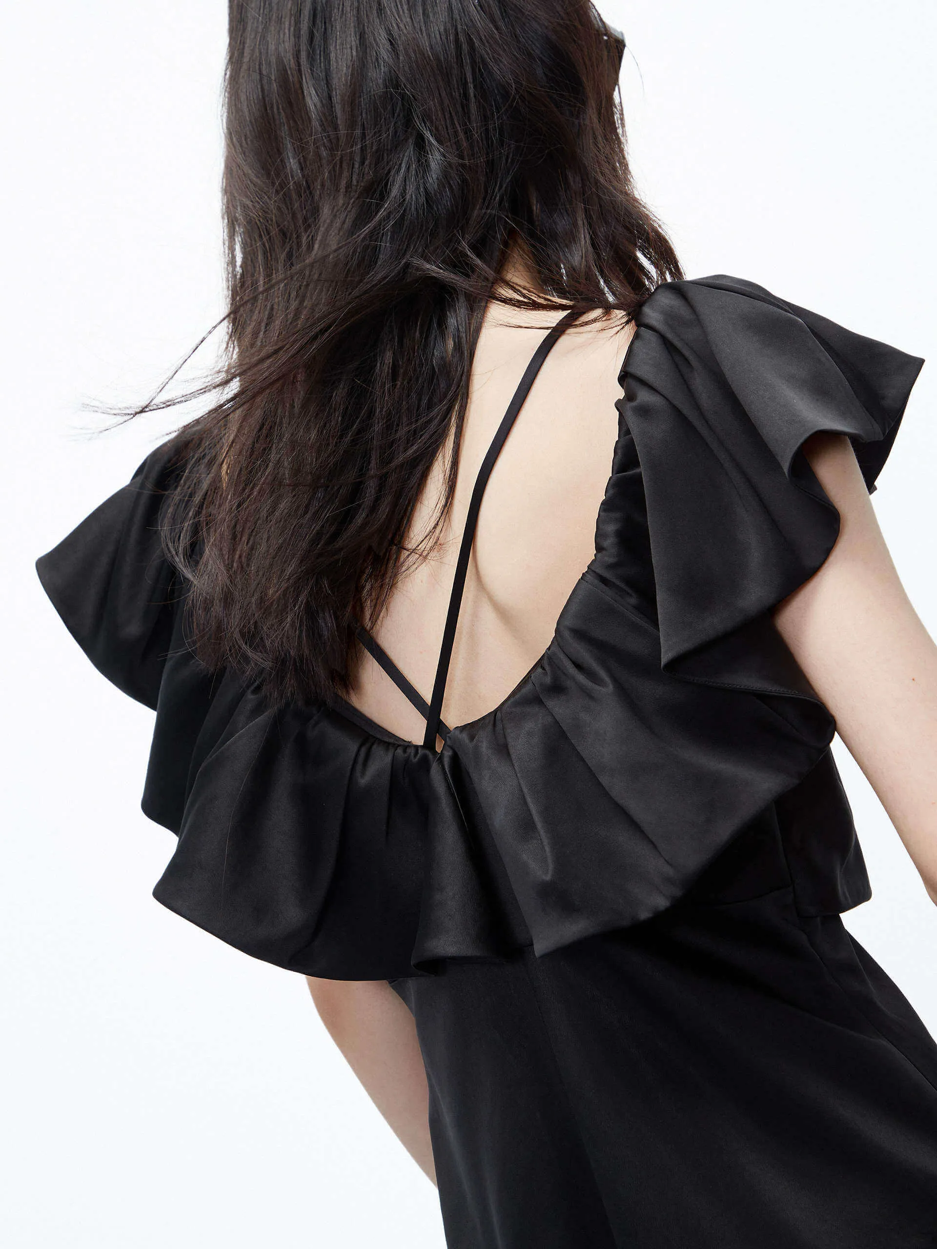 Frill Detail Mini Dress