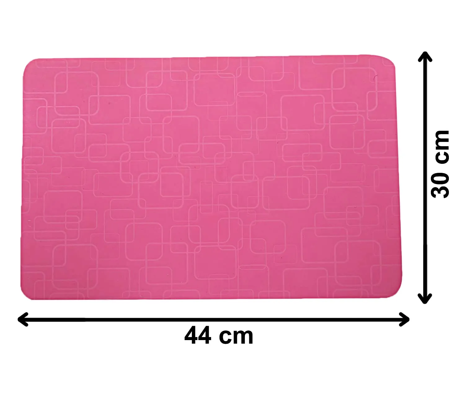 Kuber Industries PVC Refrigerator/Fridge Drawer Mat, Set of 6 (Pink)