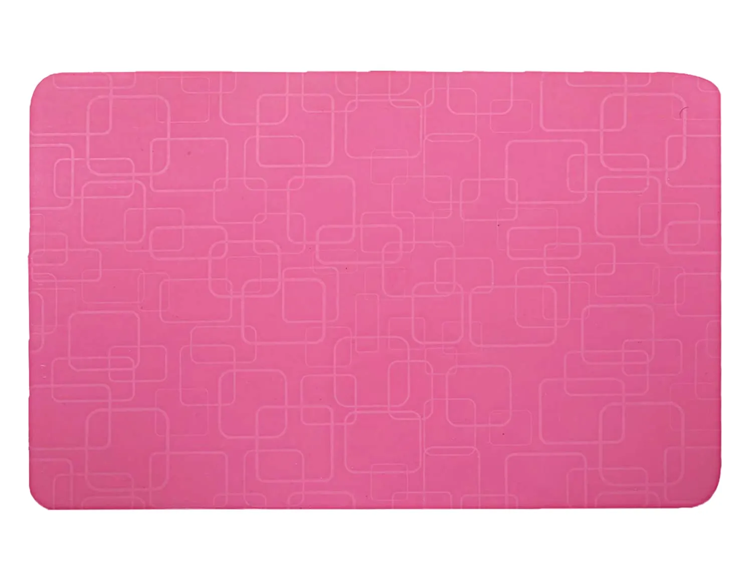 Kuber Industries PVC Refrigerator/Fridge Drawer Mat, Set of 6 (Pink)