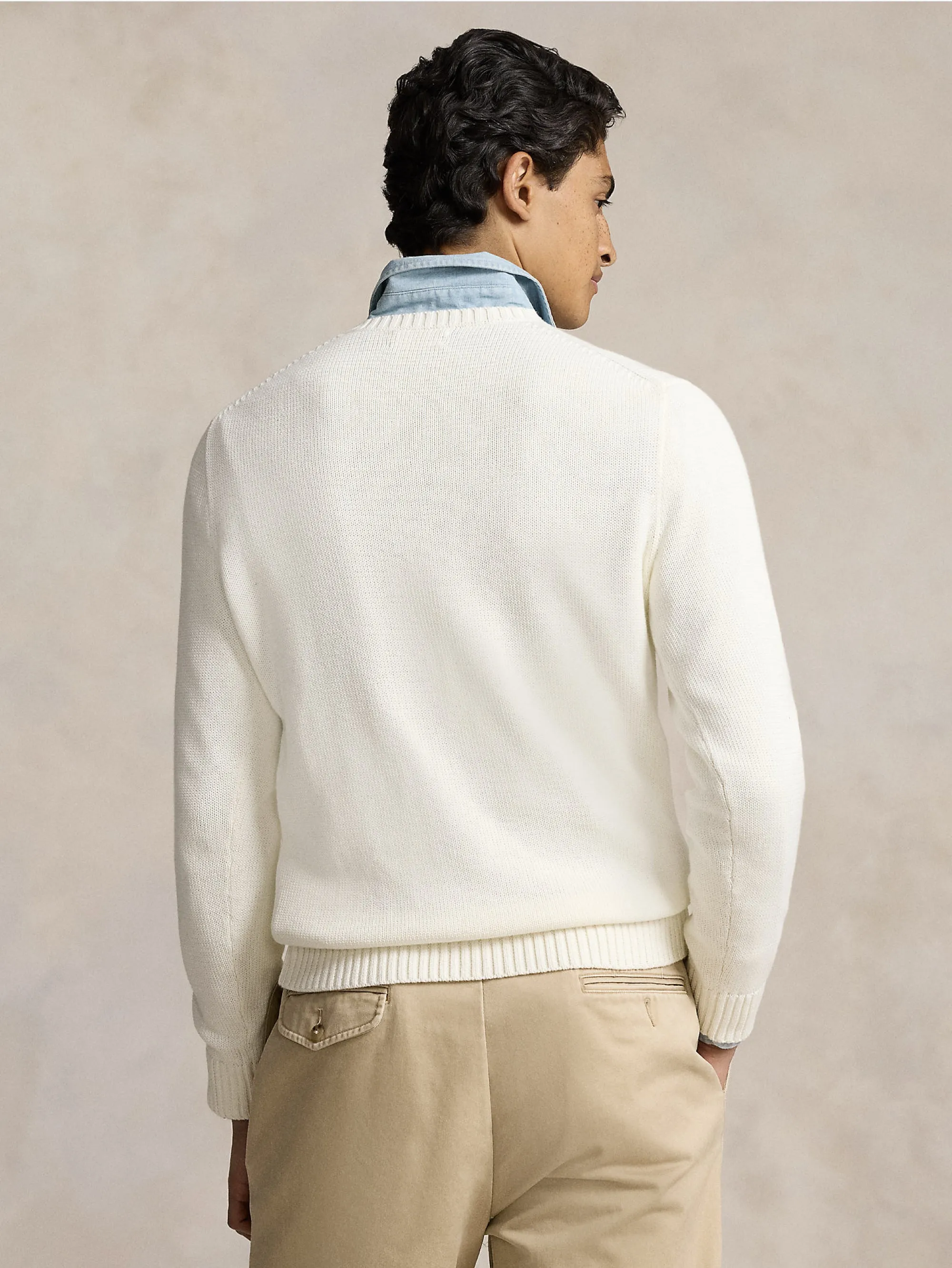 Maglia Girocollo Regular Fit Bianco
