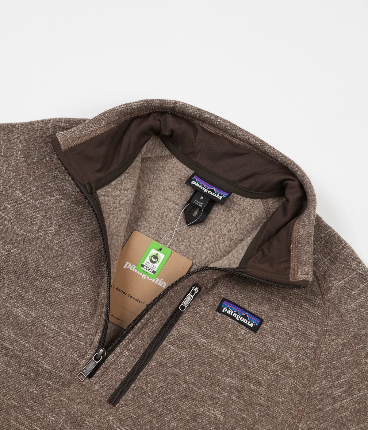 Patagonia Better Sweater 1/4 Zip Jacket - Pale Khaki