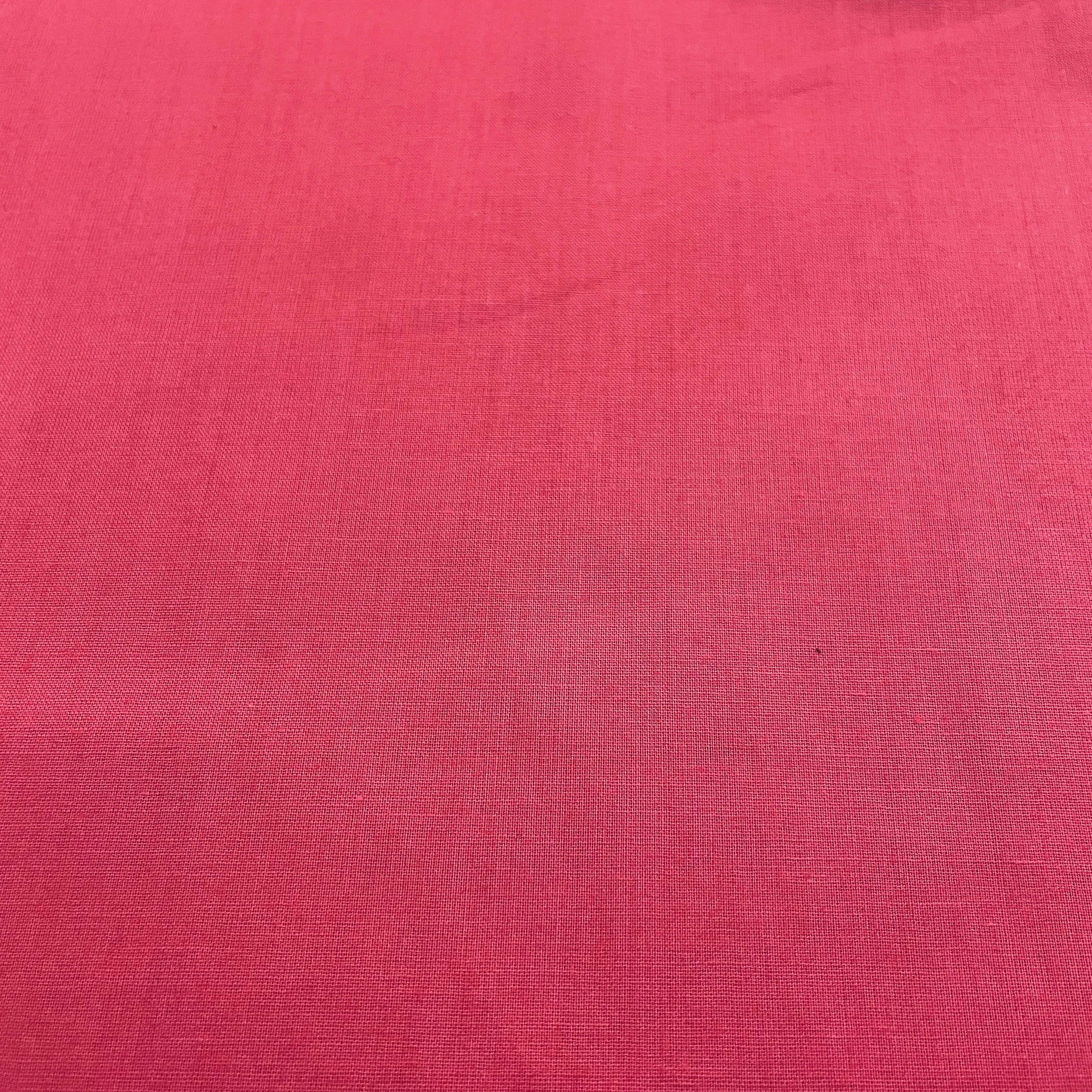 Premium Pink Solid Cotton Mulmul Fabric
