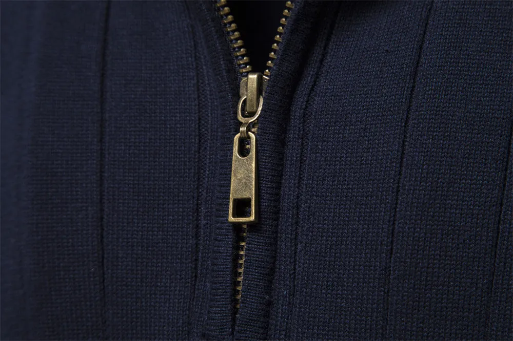 Premium zip sweater for men