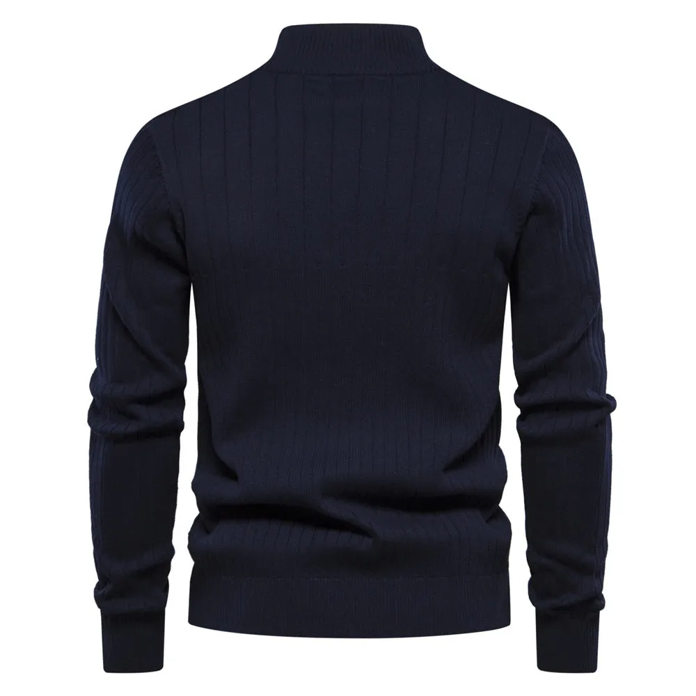 Premium zip sweater for men
