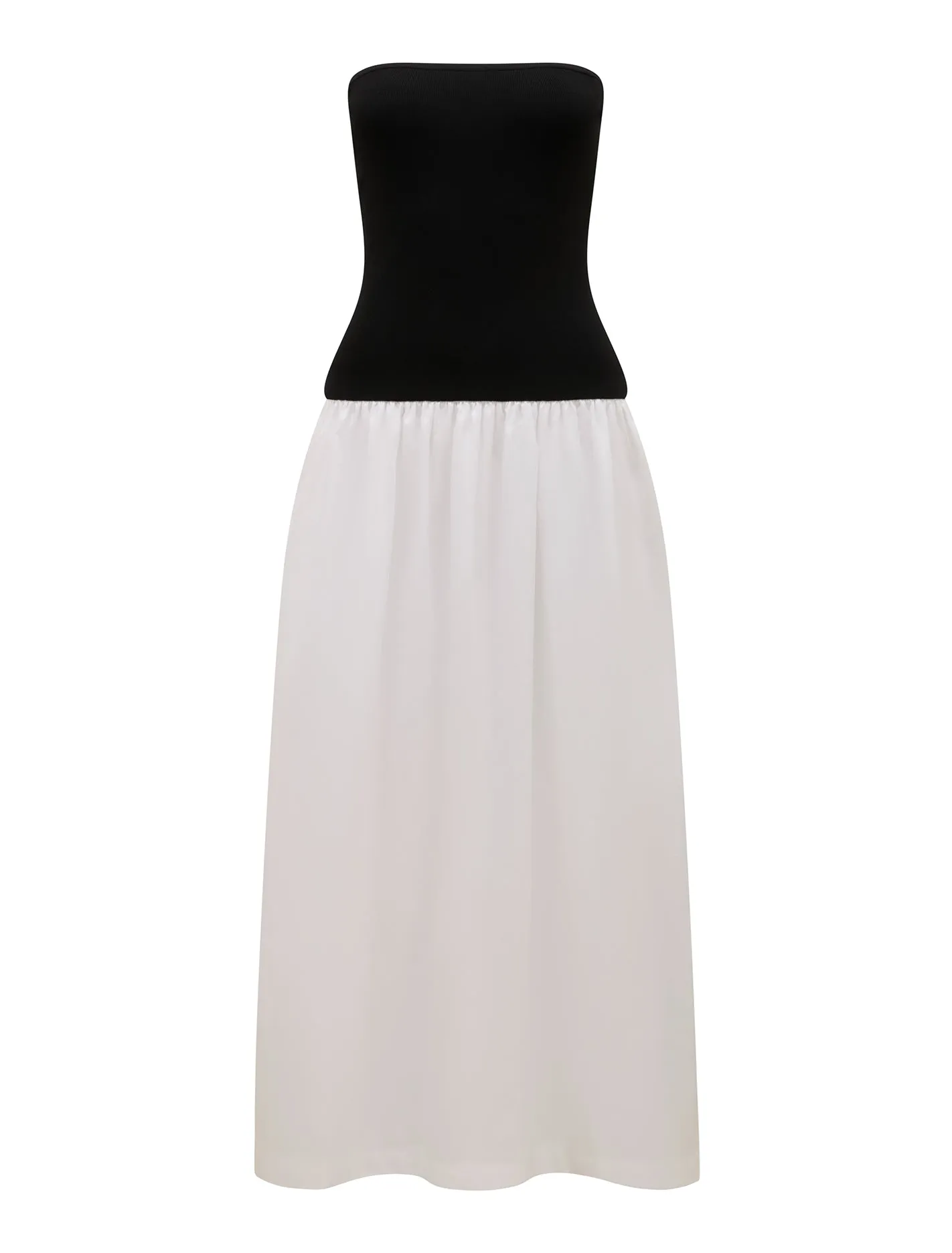 Renee Knit Mixed Midi Dress