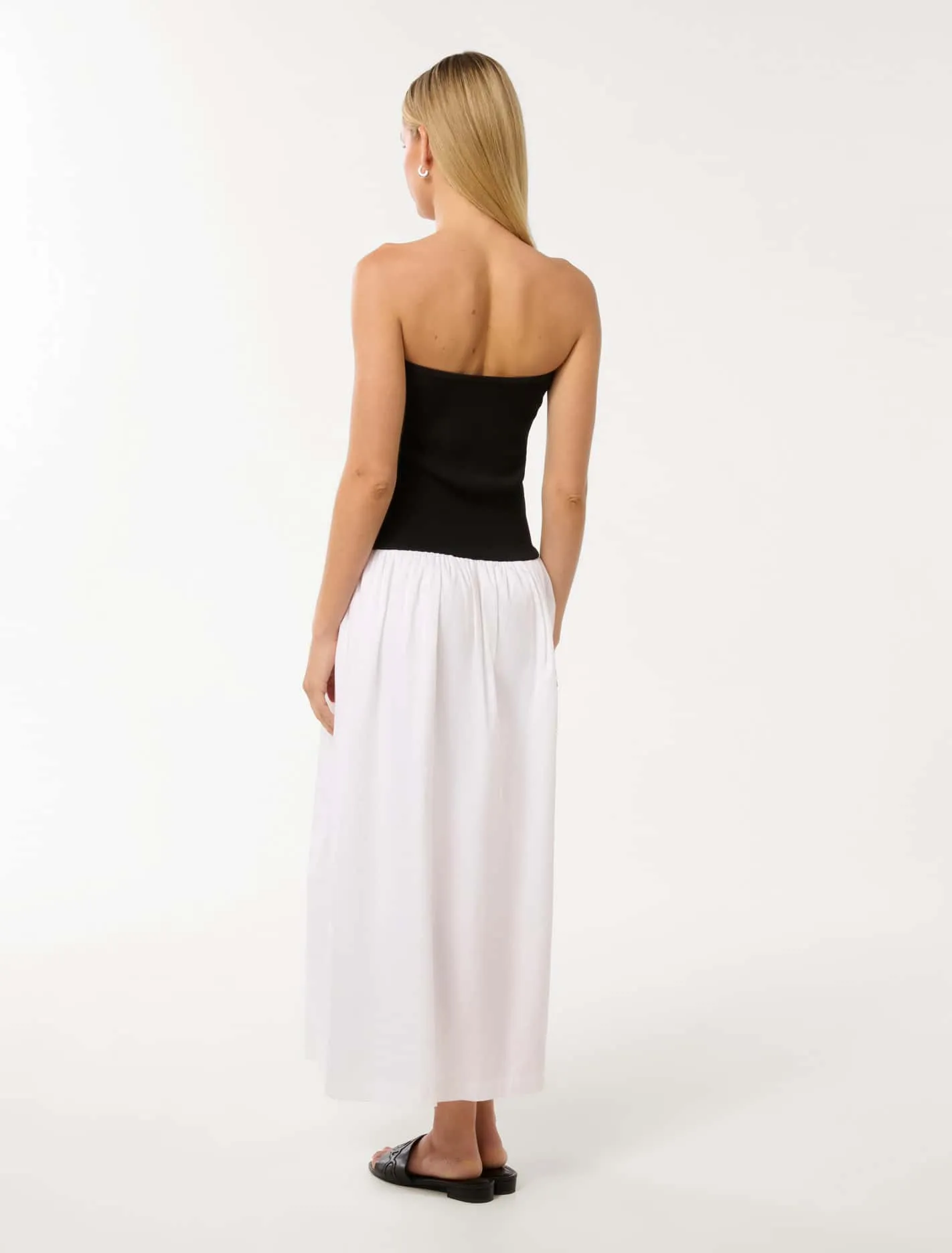 Renee Knit Mixed Midi Dress