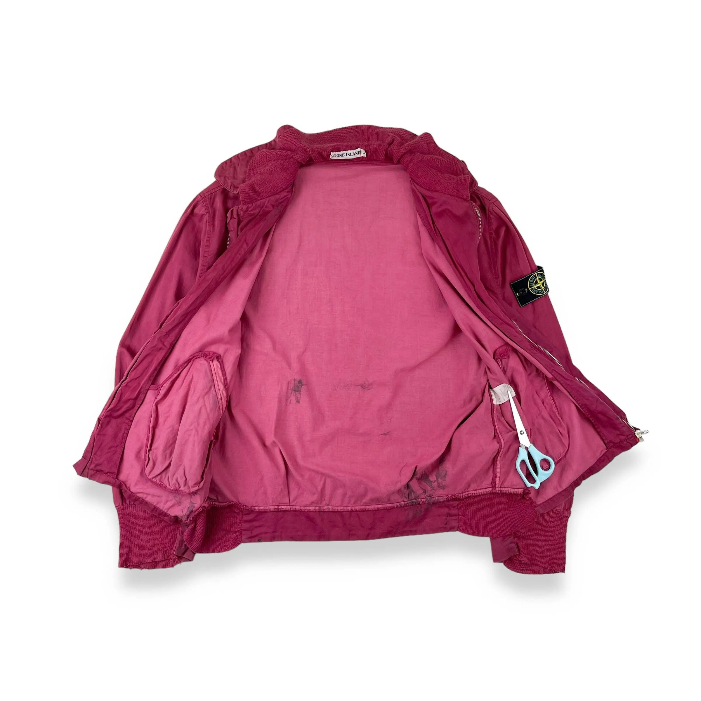 Vintage Stone Island Double Collar Bomber (L)