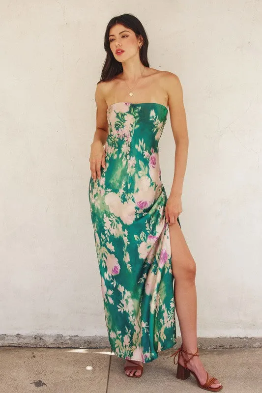 Zendaya Satin Maxi