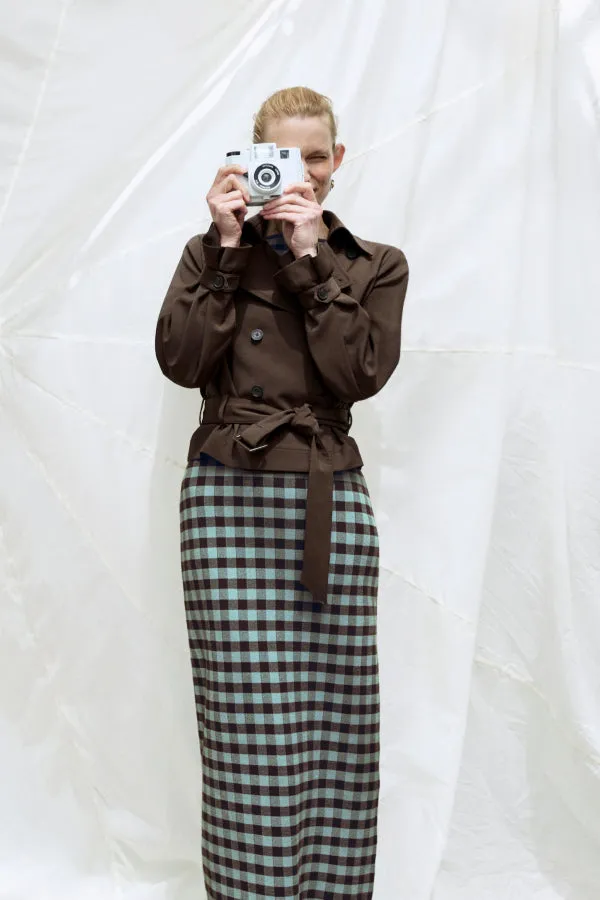 Ziggy Dress - Eco 365Knit :: Picnic Check
