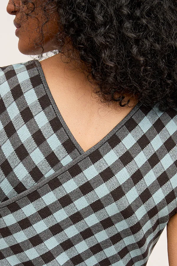 Ziggy Dress - Eco 365Knit :: Picnic Check